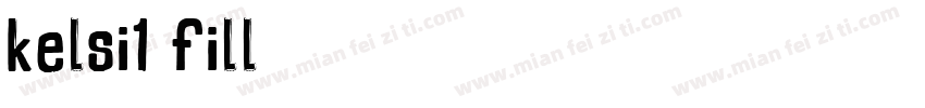 kelsi1 fill字体字体转换